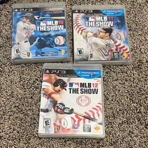 Sony MLB The Show PS3 Game Trio (10,11,12)